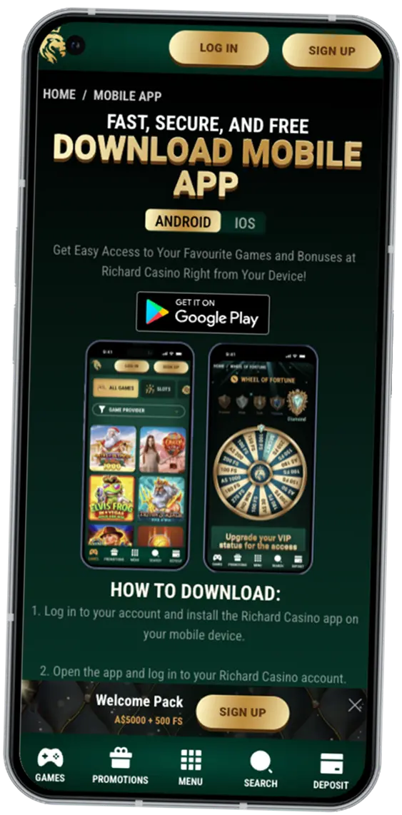 richard casino app download